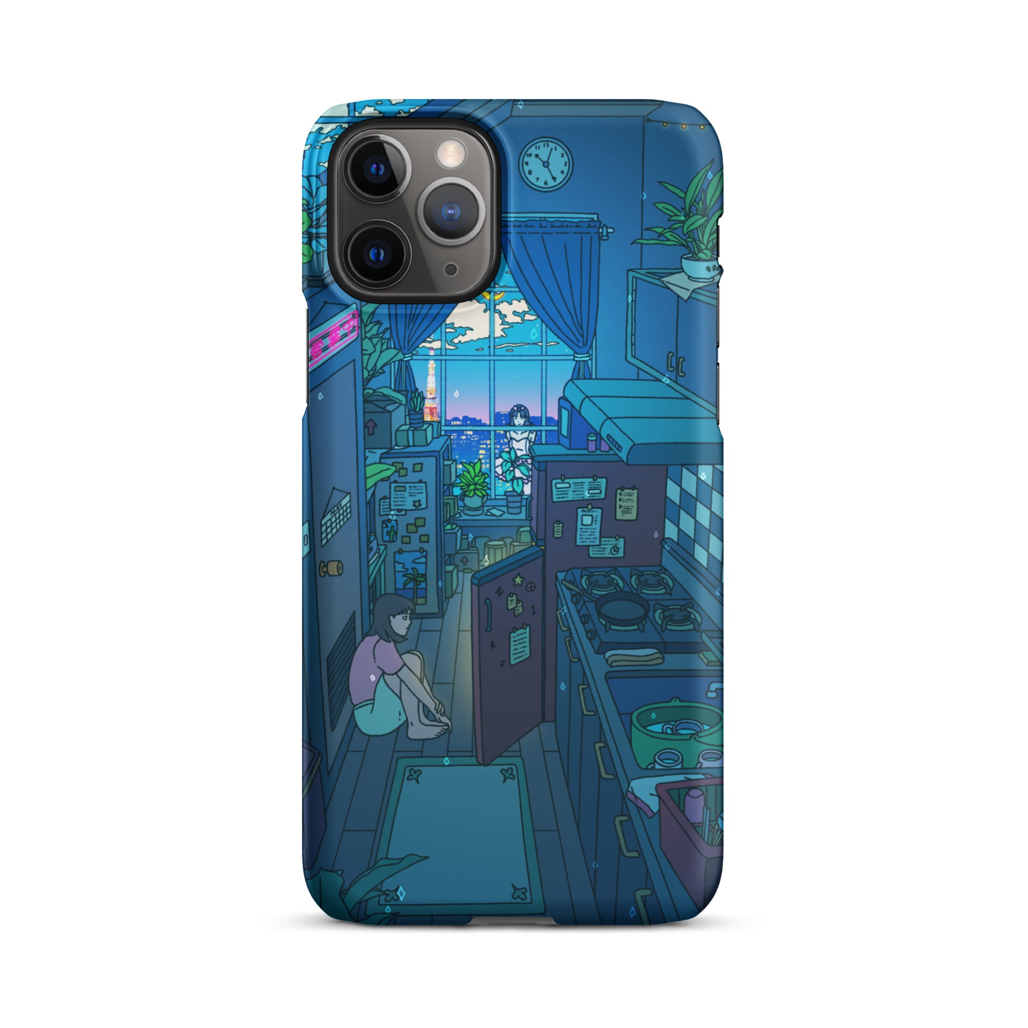 Blue Kitchen iPhone Case