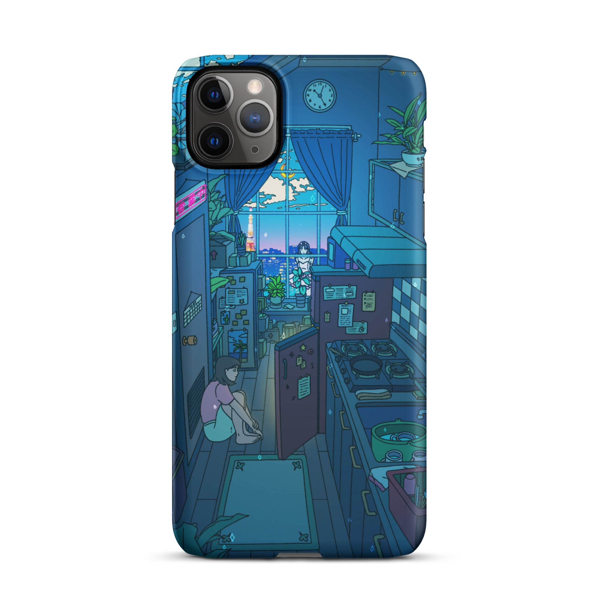 Blue Kitchen iPhone Case