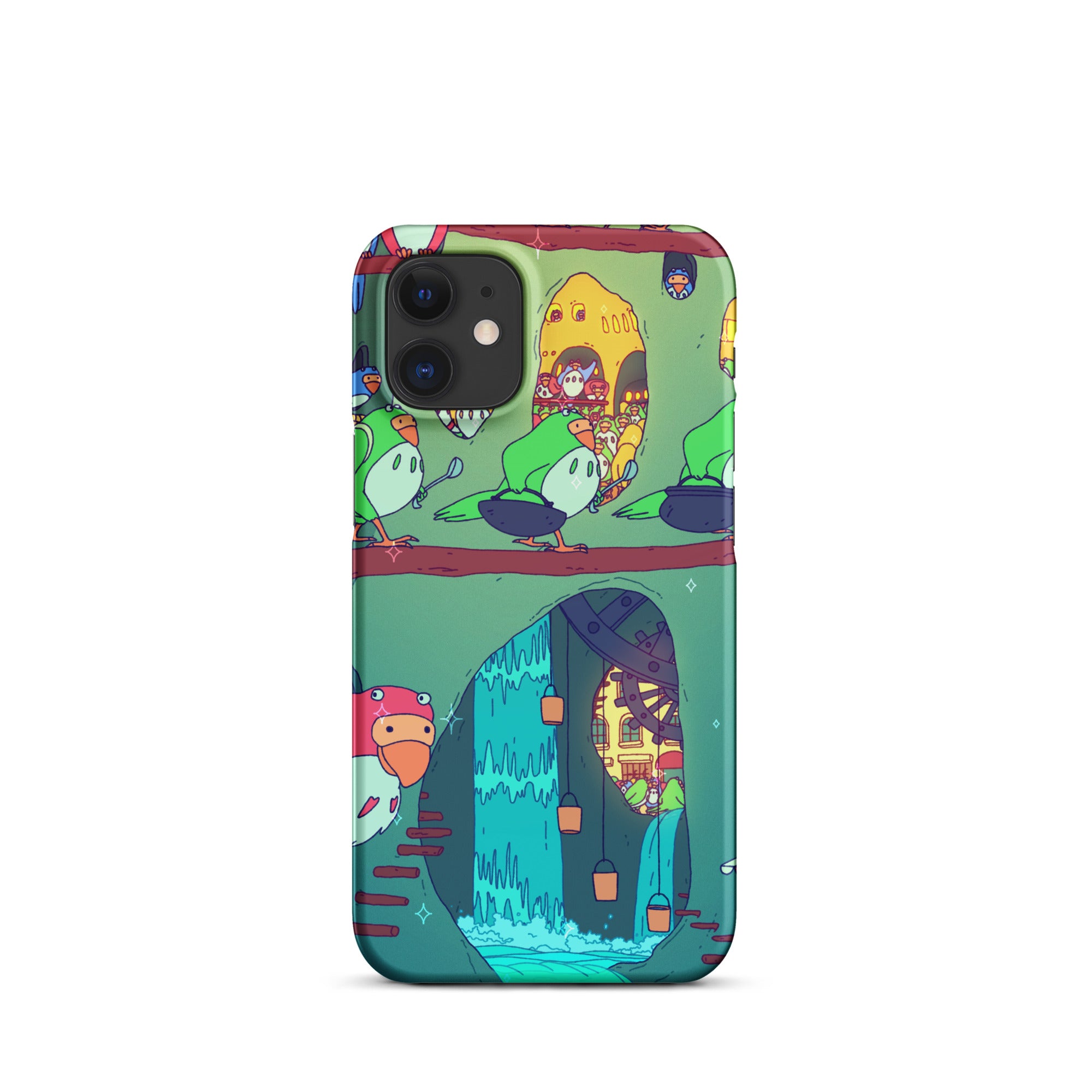 Parakeet Burrrows iPhone Case