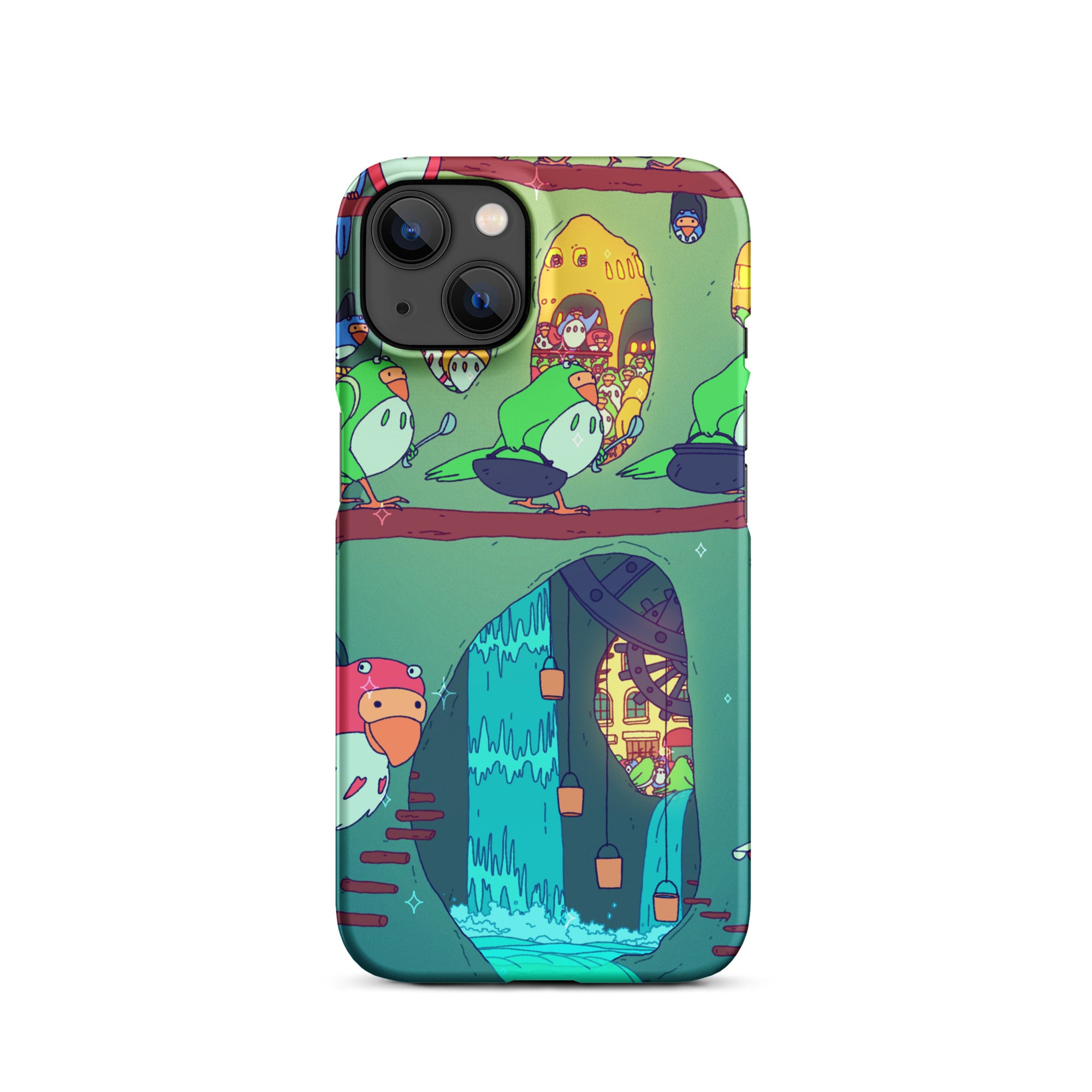 Parakeet Burrrows iPhone Case