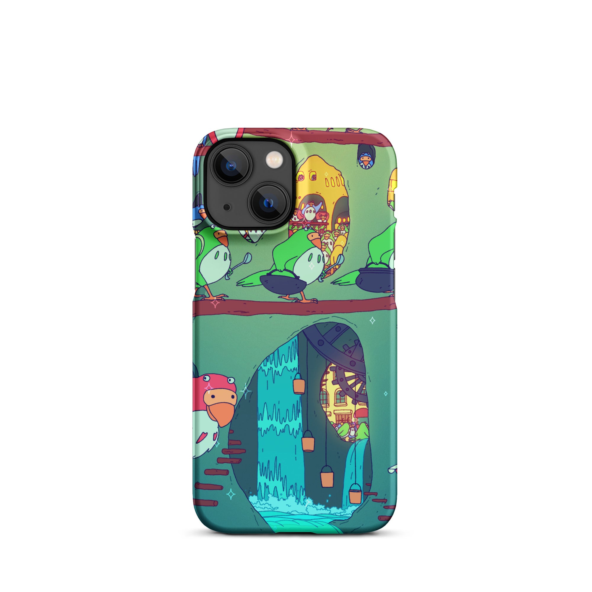 Parakeet Burrrows iPhone Case