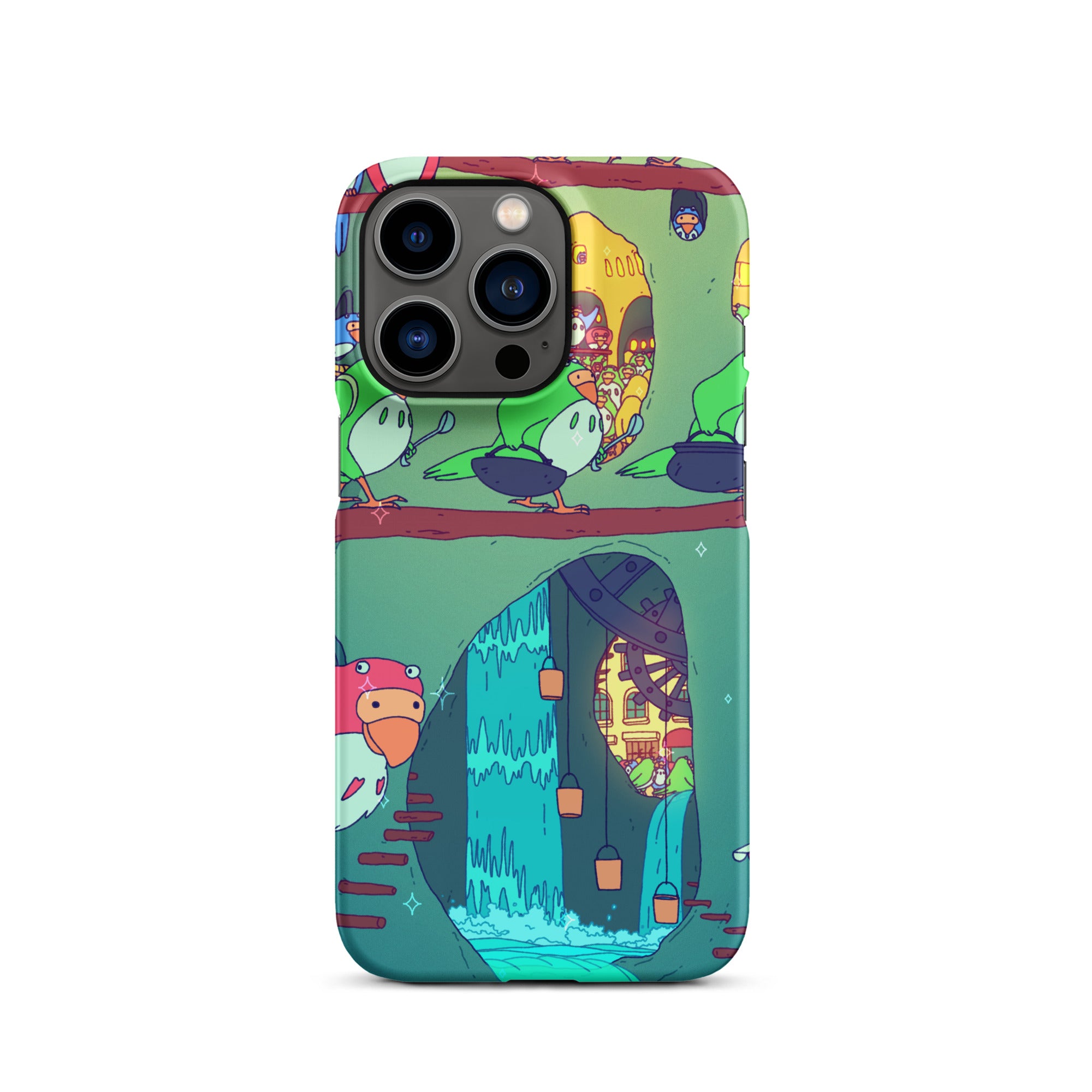 Parakeet Burrrows iPhone Case