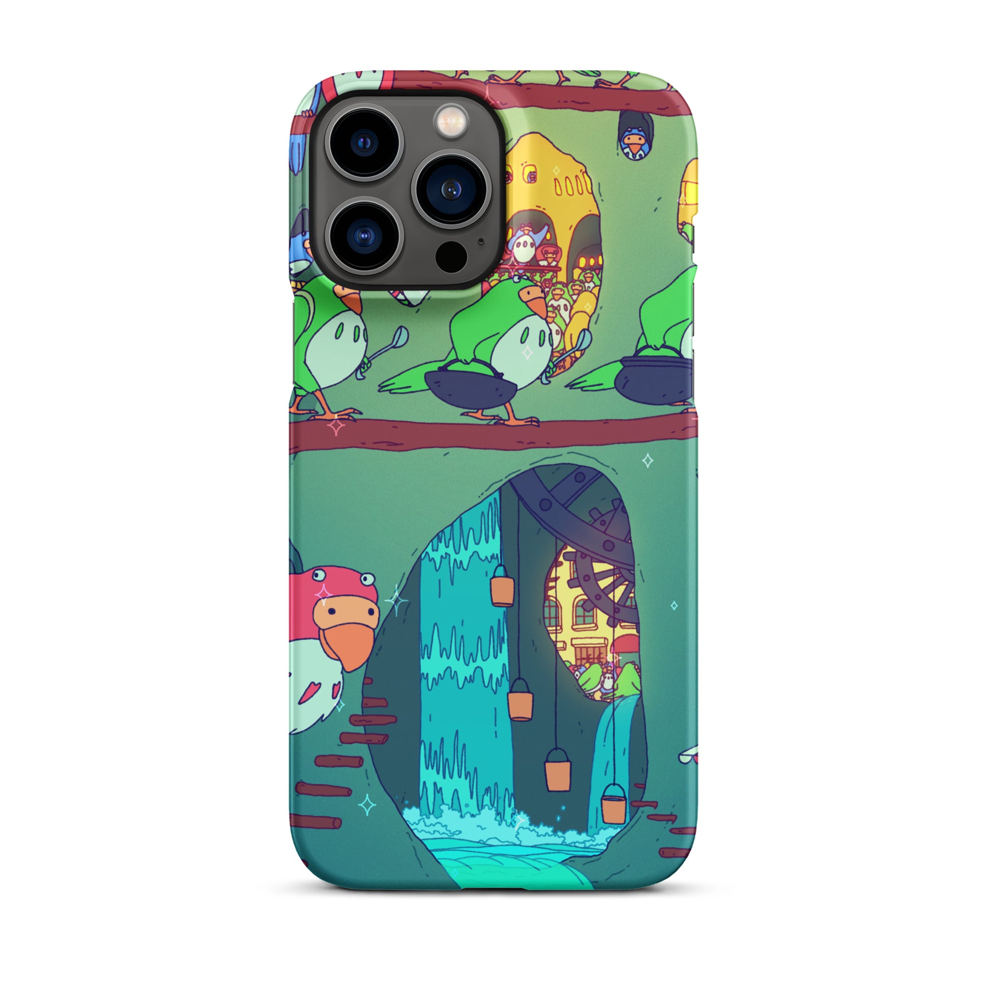 Parakeet Burrrows iPhone Case