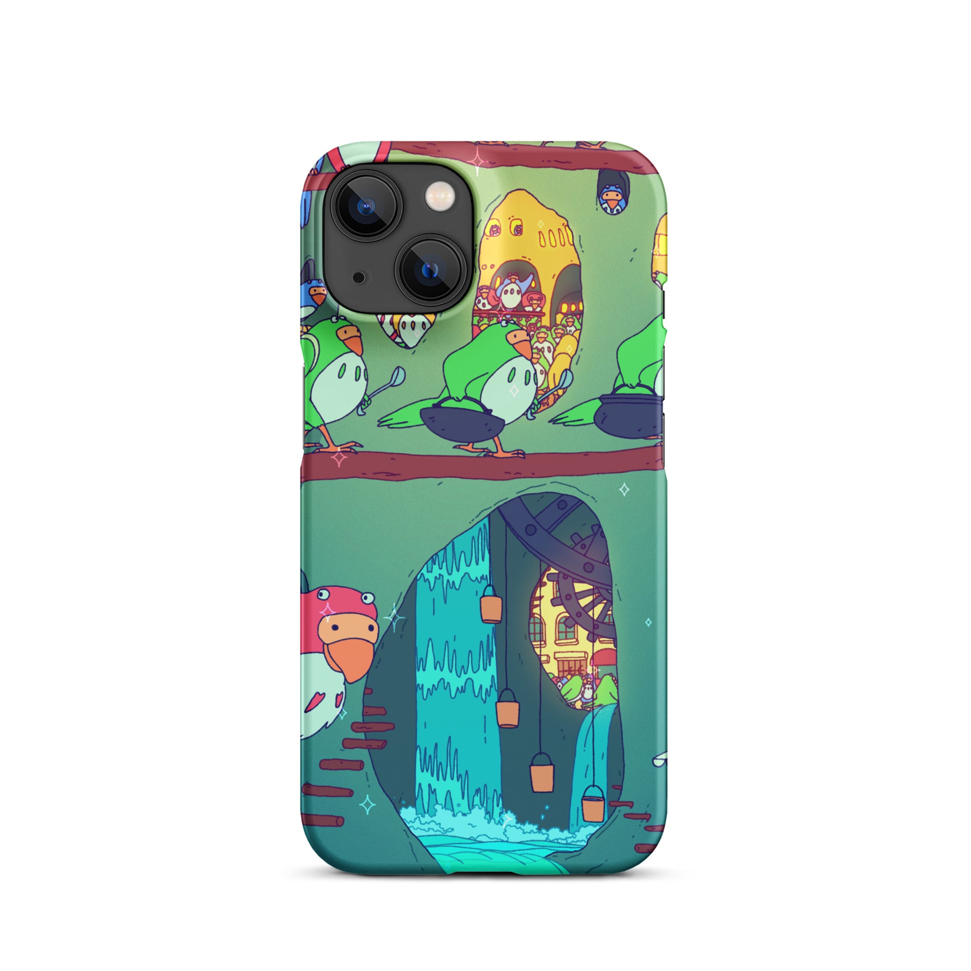 Parakeet Burrrows iPhone Case