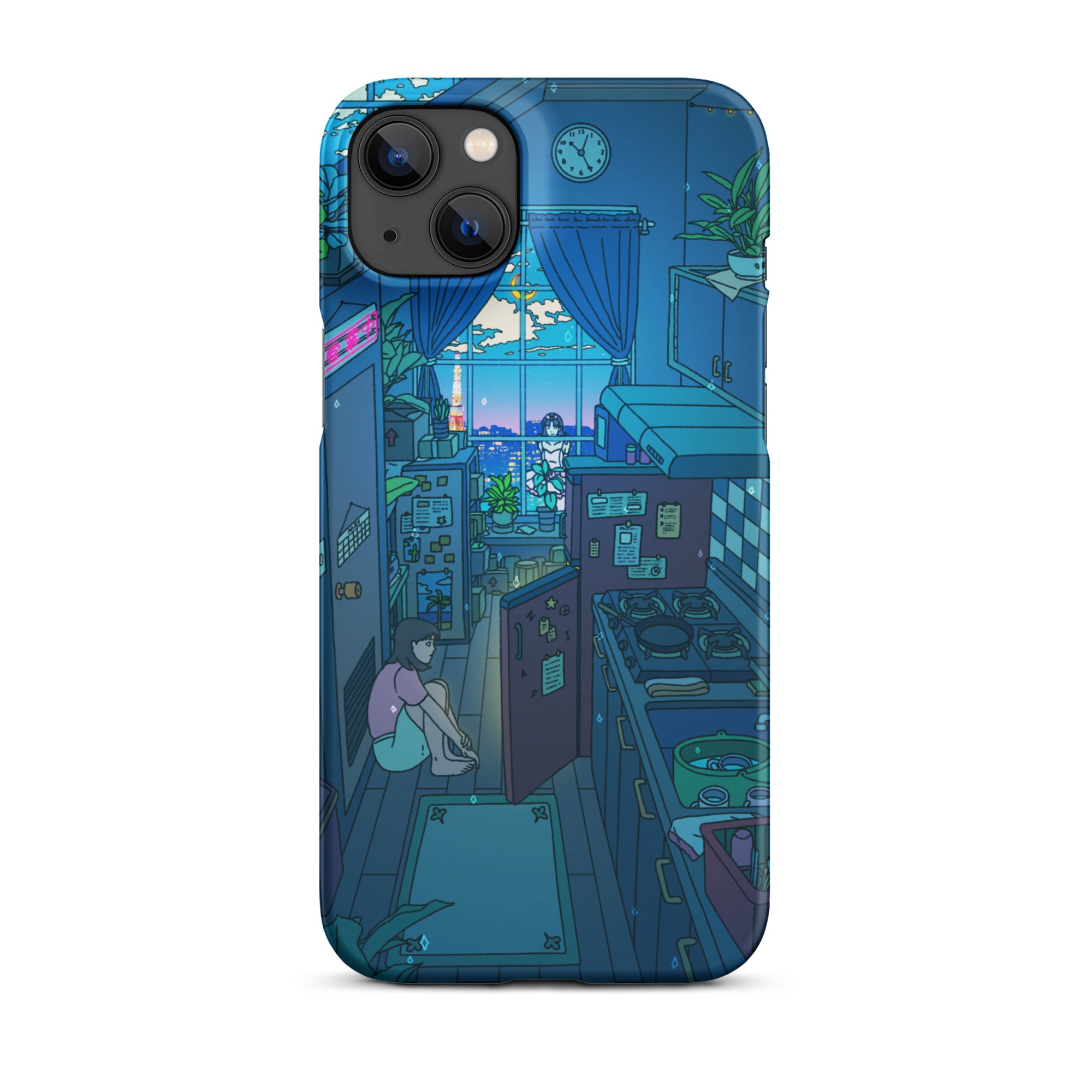 Blue Kitchen iPhone Case