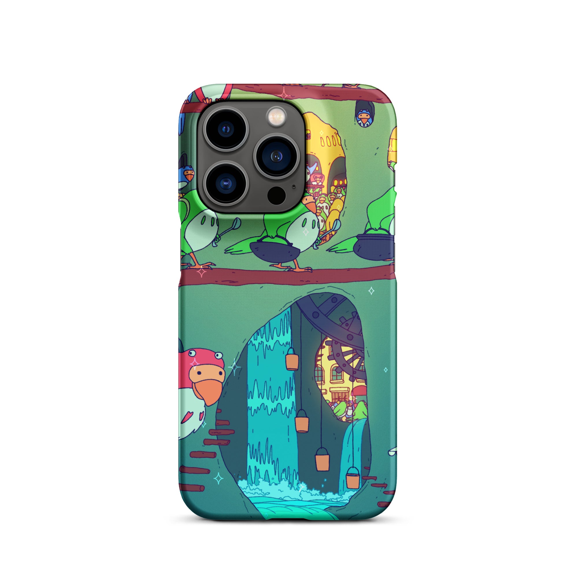 Parakeet Burrrows iPhone Case