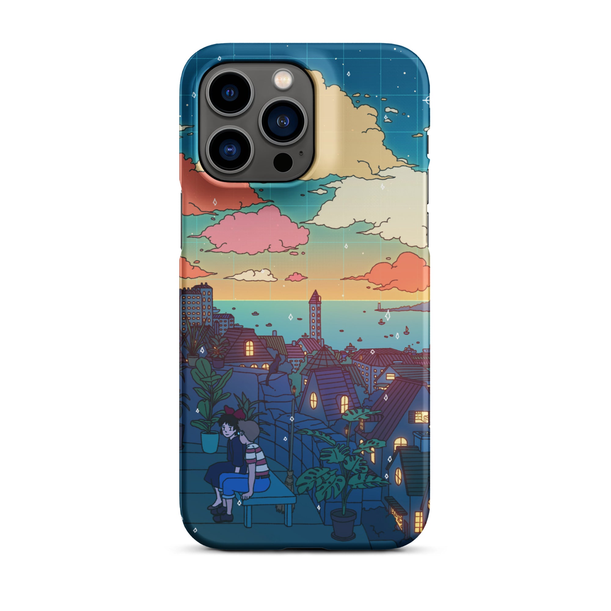 Town with an Ocean View iPhone Case