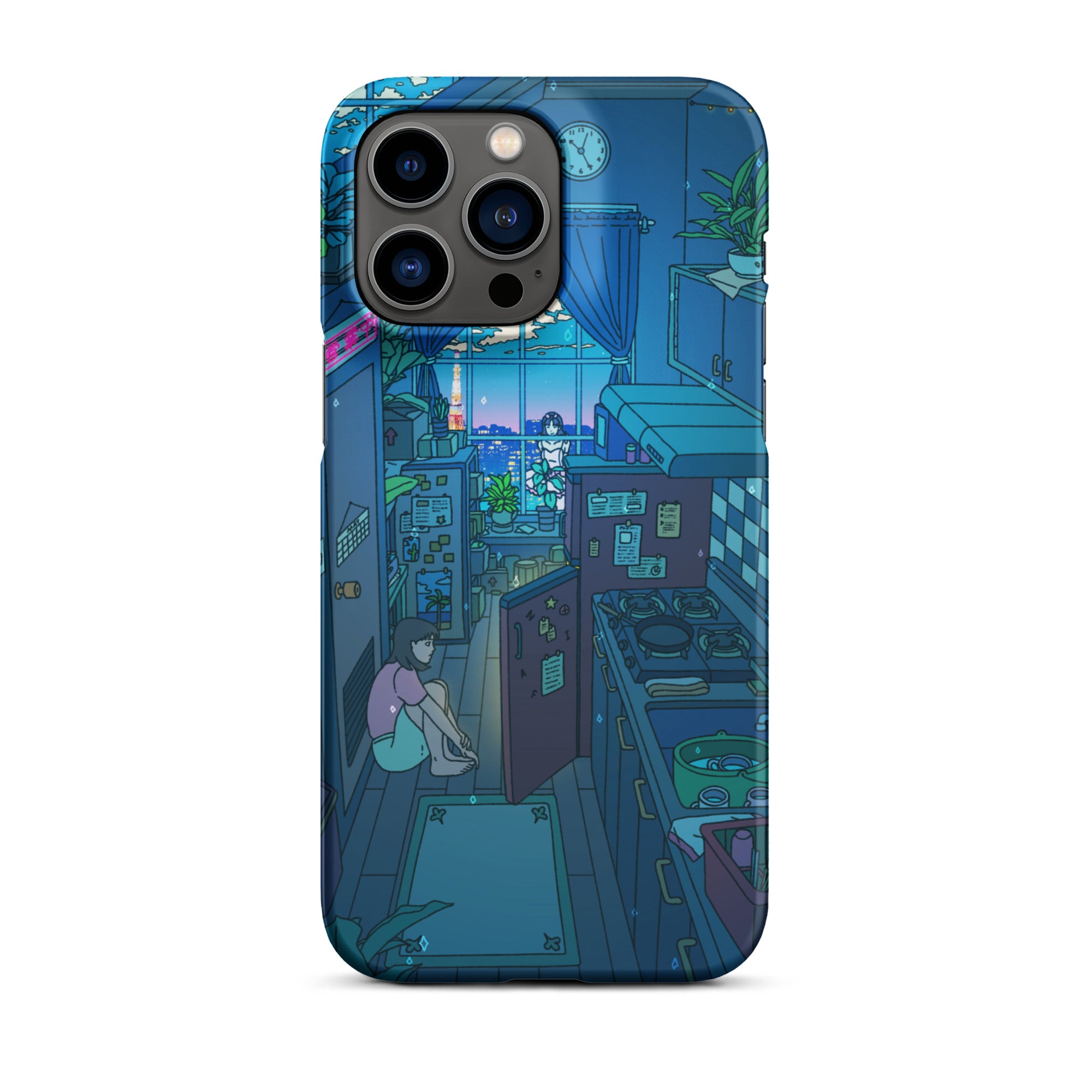 Blue Kitchen iPhone Case