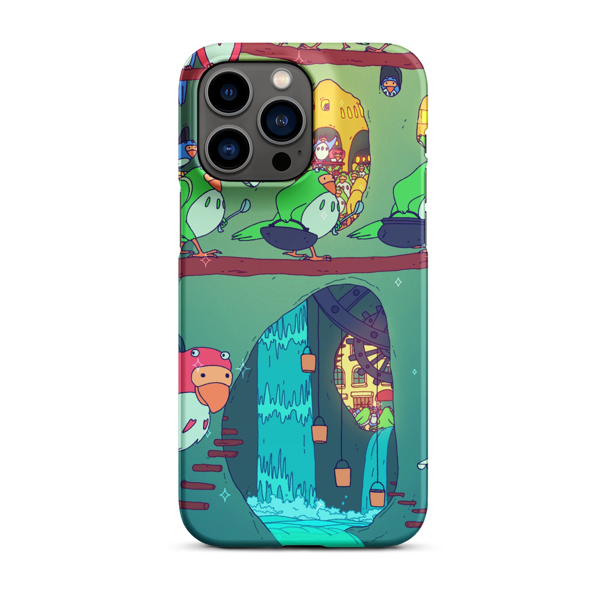 Parakeet Burrrows iPhone Case