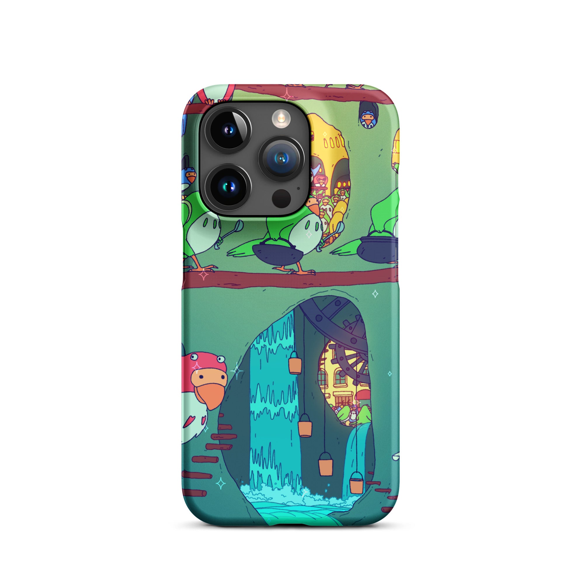 Parakeet Burrrows iPhone Case