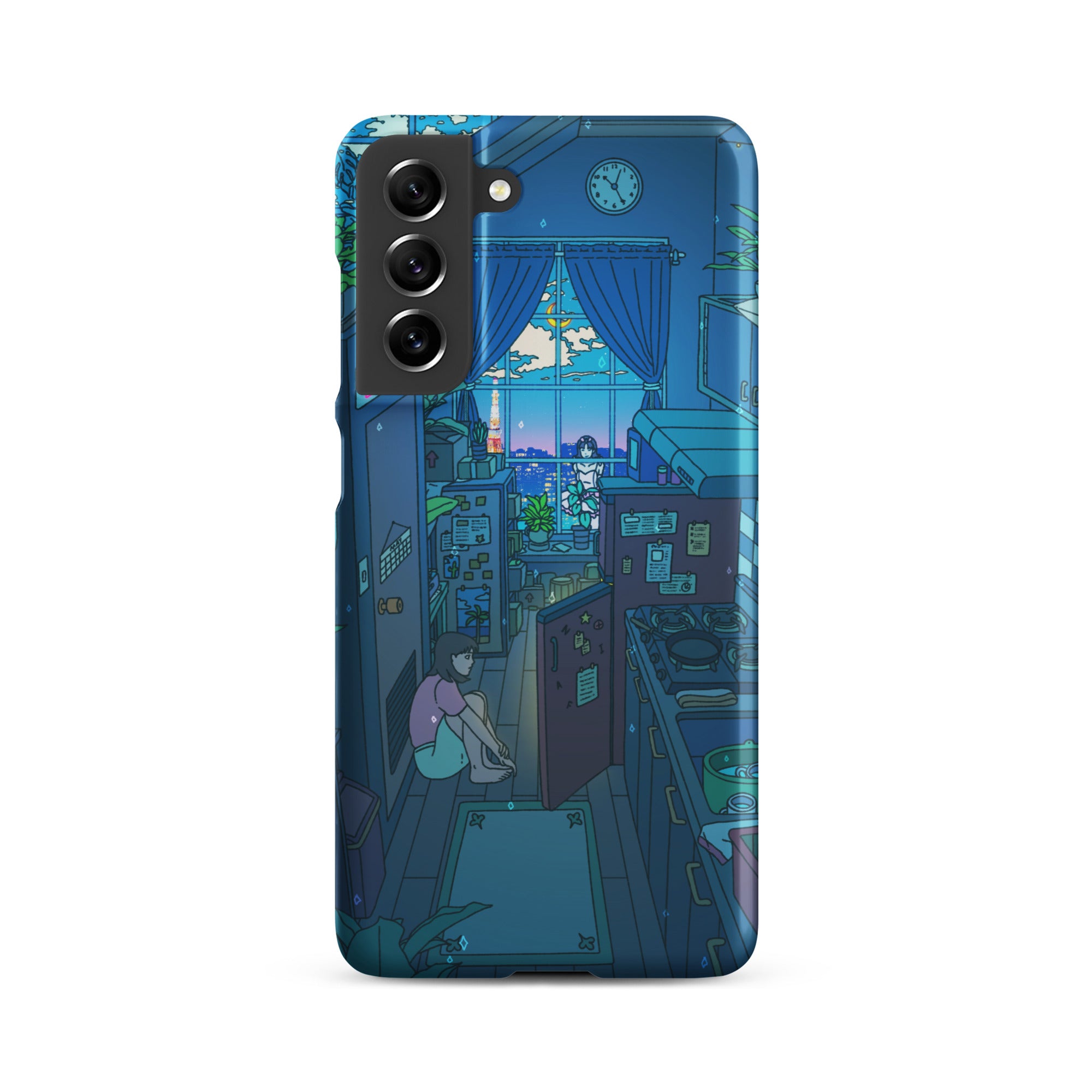 Blue Kitchen Samsung Phone Case