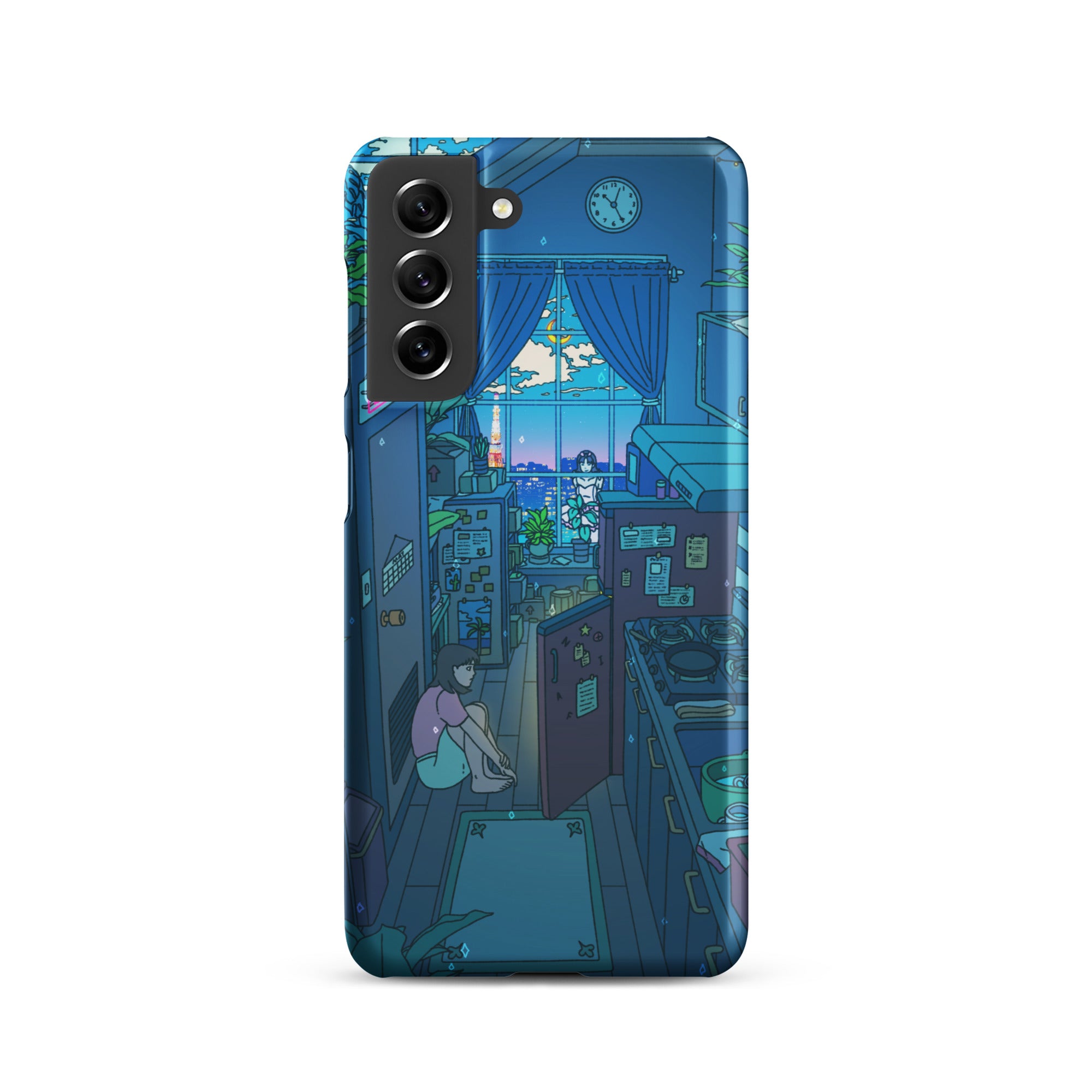 Blue Kitchen Samsung Phone Case