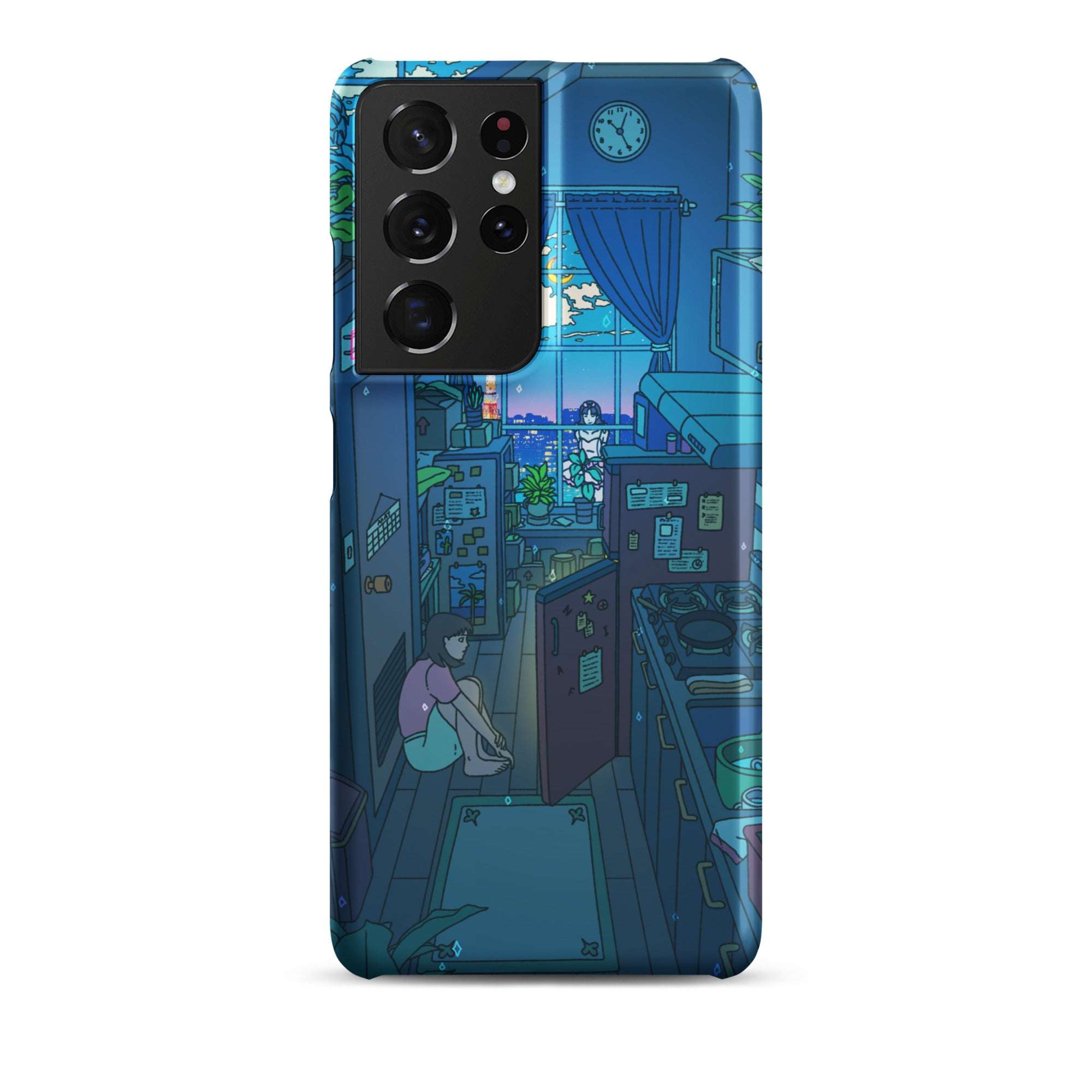 Blue Kitchen Samsung Phone Case