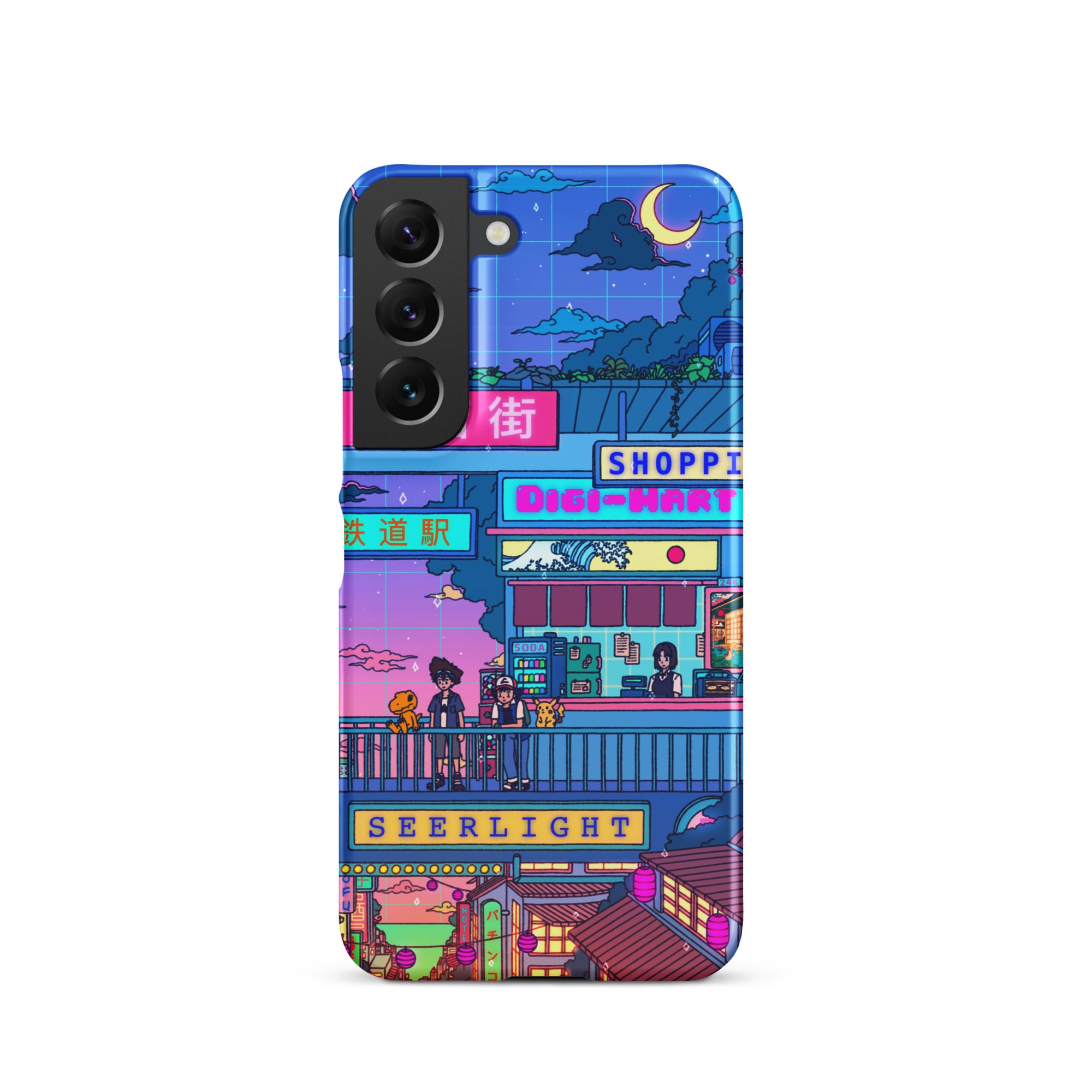 Neon Sunset Samsung Phone case