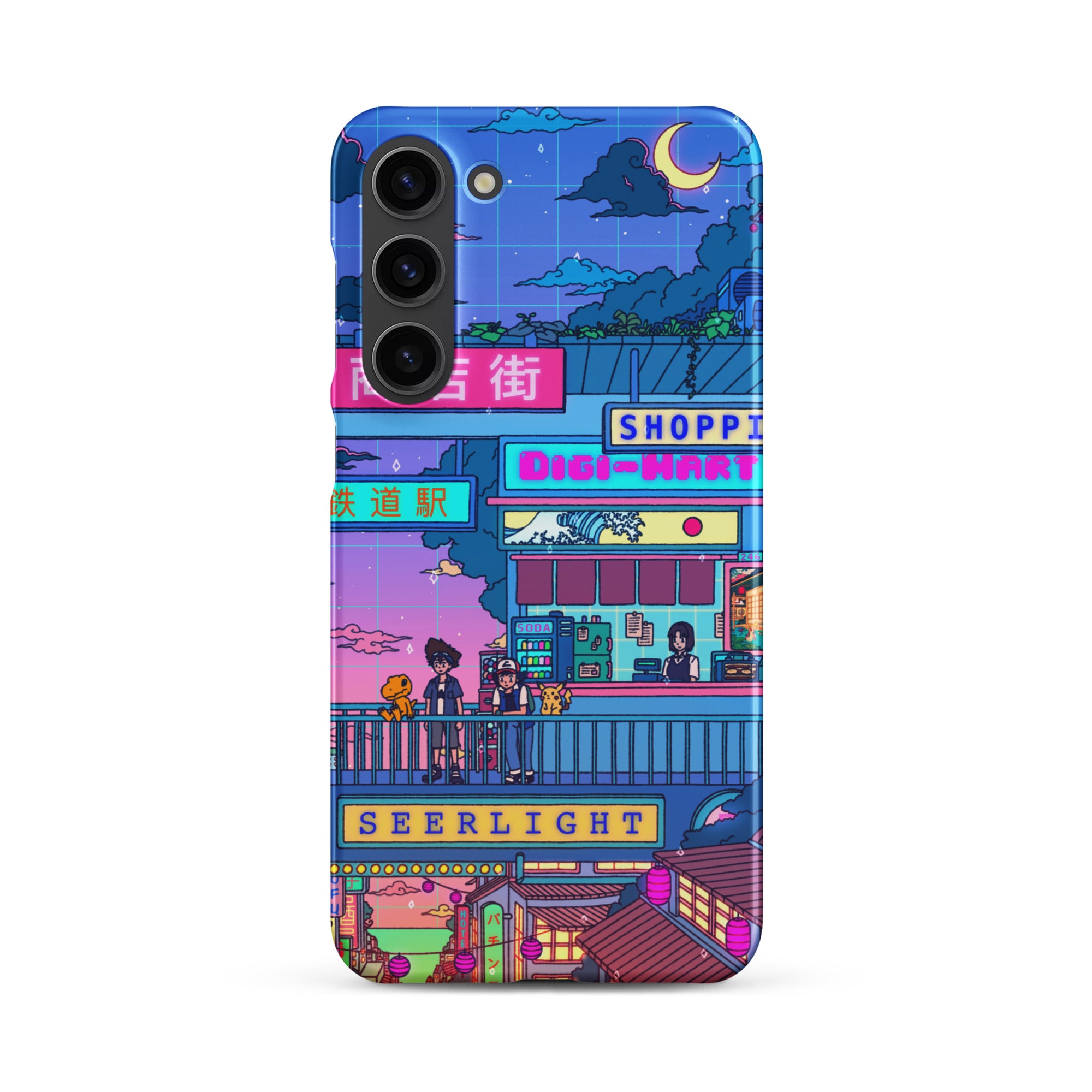 Neon Sunset Samsung Phone case